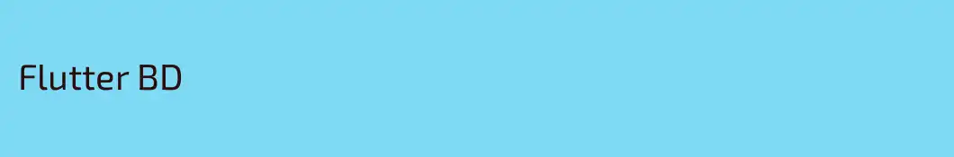 Flutter BD